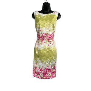 Tahari Floral A-line Midi Dress with Pockets (10)